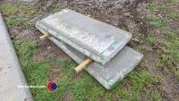 Mixed concrete panels