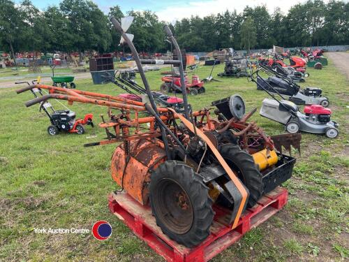 Atco cutter bar mower spares, incl. pair 4-12in wheels and tyres