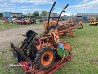 Atco cutter bar mower spares, incl. pair 4-12in wheels and tyres - 3