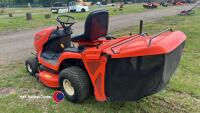 Kubota GR1600 ride on mower with grass collector, 335hours, manual in office - 3