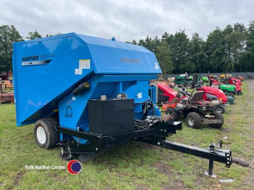 Harper TV60HD turbo vac grass sweeper and collector