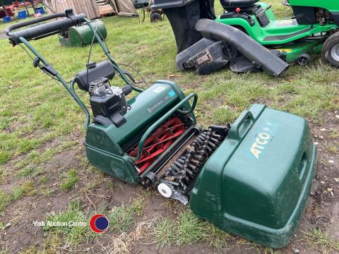 Atco Balmoral 20S cylinder mower with scarifier unit