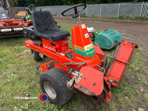 Turf trooper 2 hydrostatic drive ride on cylinder mower, fitted Honda electric start engine