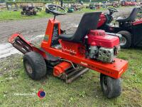 Turf trooper 2 hydrostatic drive ride on cylinder mower, fitted Honda electric start engine - 3