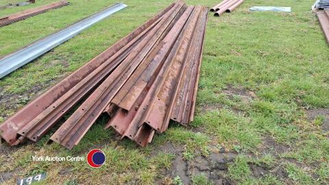 12 x 24ft steel Z purlins with angle