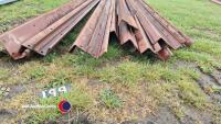12 x 24ft steel Z purlins with angle - 2