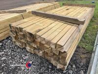 Timber - approx 118in x 3in half cuts - 3