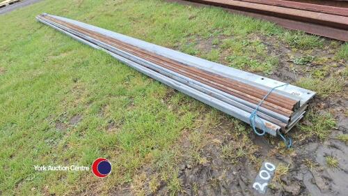 12 x 24ft galvanised Z purlins