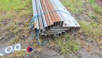 12 x 24ft galvanised Z purlins - 2