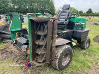 Ransomes triple gang mower 2008, key in office - 5