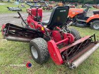 Saxon baroness triple mower M180B, working order, Robin diesel engine, 2002 - 3