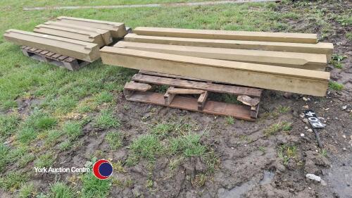 Window sills, stone effect, x4 - 201cm long, x3 - 141cm long, x1 -190cm long