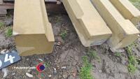 Window sills, stone effect, x4 - 201cm long, x3 - 141cm long, x1 -190cm long - 3