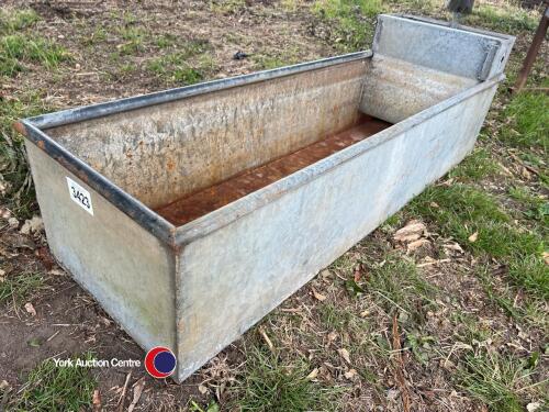 5ft field water trough, galvanised
