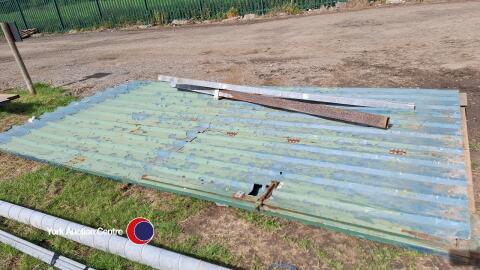 Pair of workshop sliding doors