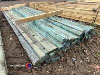 Timber - approx 142in x 2in x 1in - 3