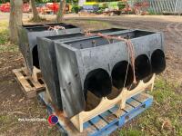 4 ACO finisher pig feed hoppers - 2