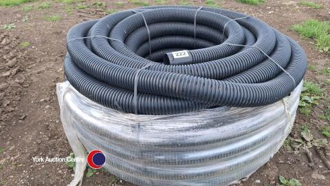 100m x 100mm perforated land drainage coil