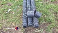 6m x 100mm perforated twin wall and connector - 3