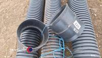6m x 225mm twin wall pipe and connector - 3