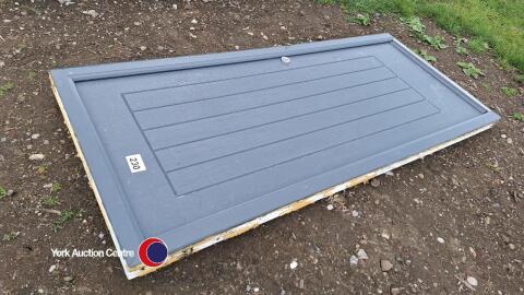 Shed door with frame