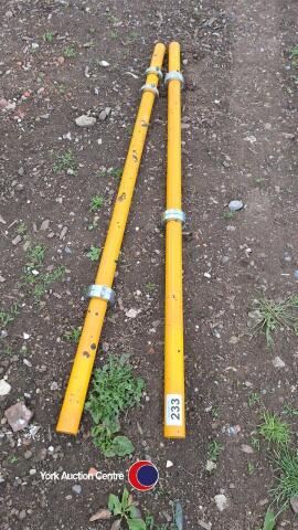 Two round steal shafts, engineering