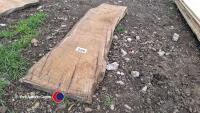 Oak slab approx 1.5m x 400mm x 50mm