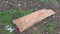 Oak slab approx 1.5m x 400mm x 50mm