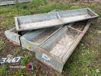 4 sheep troughs