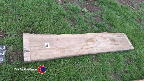 Ash slab approx 1.8m x 350mm x60mm