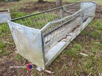 Sheep hay feeder