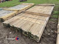 Timber - approx 118in x 1.5in x 1in - 3