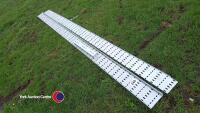 Collection of galvanised 3m cable trunking