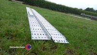 Collection of galvanised 3m cable trunking - 2