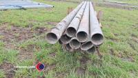 12 x steel tubes 10ft x 3in - 2