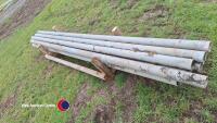 12 x steel tubes 10ft x 3in - 3