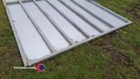 Sheeted steel door 8ft x 16ft as new - 3