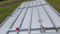 Sheeted steel door 8ft x 16ft as new - 7