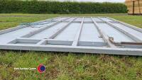 Sheeted steel door 8ft x 16ft as new - 8