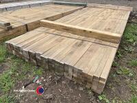 Timber - approx 118in x 1.5in x 1in - 3