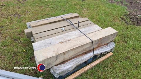 Pallet of stone window sills
