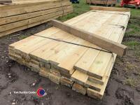 Timber - approx 118in x 4in x 1in - 2