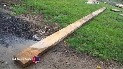 Reclaimed pitch pine beams