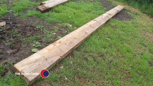 Reclaimed pitch pine beams