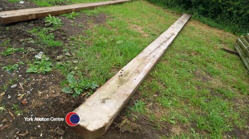 Reclaimed pitch pine beams