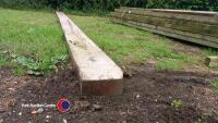 Reclaimed pitch pine beams - 2
