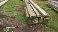 Bundles of timber purlings - 2