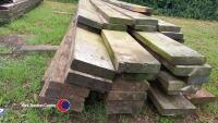 Bundles of timber purlings - 3