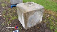 Concrete Lego blocks