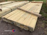 Timber - approx 118in x 4in x 1in - 2
